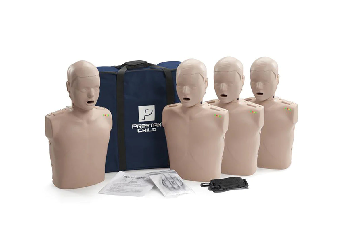 Prestan Professional Child CPR-AED Training Manikins 4-Pack - with Blue ...