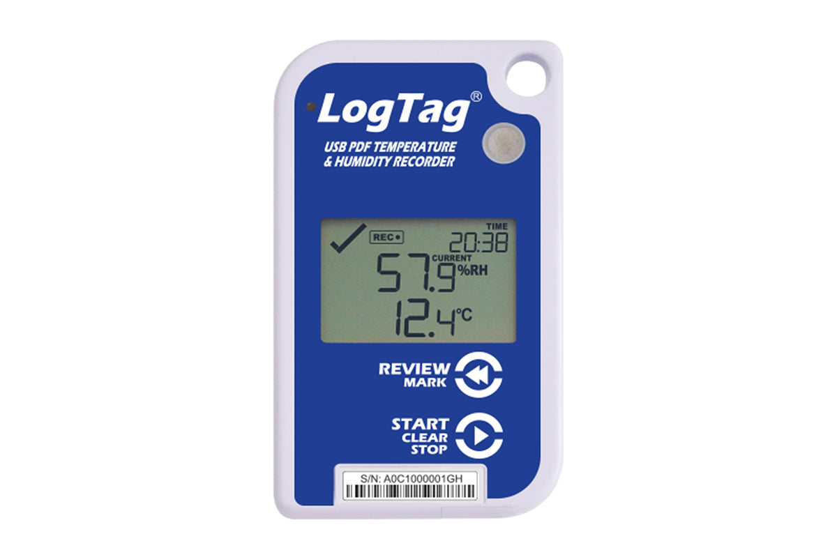 Logtag USB Temperature and Humidity Data Logger with Display Screen ...
