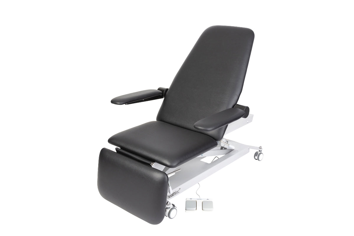 Healthtec SX Phlebotomy/Oncology Chair (560 wide) w/Castors & Gas Stru ...